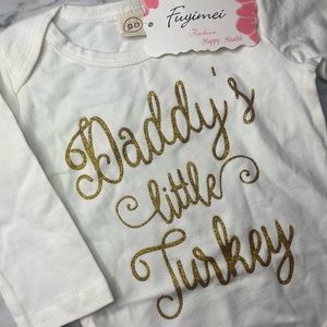 Daddy’s Little Turkey Onesie